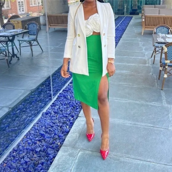 NWT ZARA BELTED PENCIL SKIRT SIZE XS - Picture 10 of 10